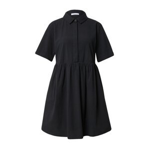 KnowledgeCotton Apparel Košilové šaty černá