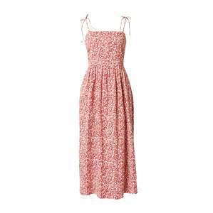 People Tree Letní šaty olivová / růžová / červená / bílá