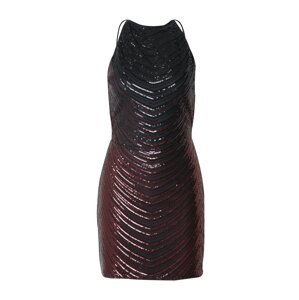 AMY LYNN Koktejlové šaty 'Rhi Rhi'  karmínově červené / černá