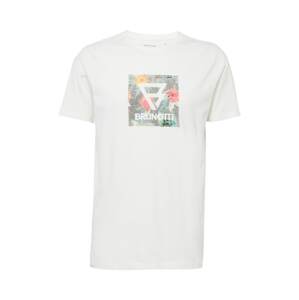 BRUNOTTI Funkční tričko šedá / petrolejová / růžová / bílá