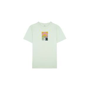 Scalpers Tričko ' JAPAN' mátová / mix barev