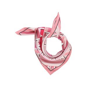 FURLA Šátek 'PRIMULA'  pink / růžová / eosin / černá