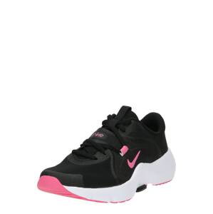 NIKE Sportovní boty pink / černá / bílá