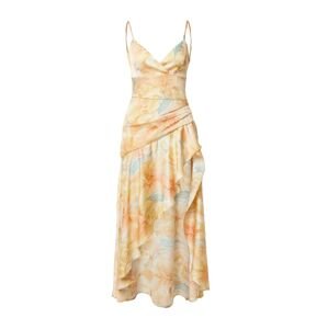 Bardot Letní šaty 'KALANI' medová / petrolejová / meruňková / přírodní bílá