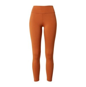 NIKE Sportovní kalhoty  oranžová / bílá