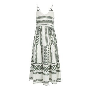 Vero Moda Petite Letní šaty 'DICTHE' khaki / bílá