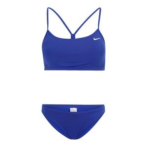 Nike Swim Sportovní bikiny  modrá / bílá
