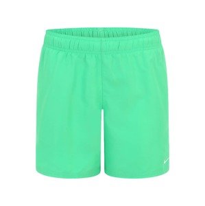 Nike Swim Sportovní plavky světle zelená / bílá