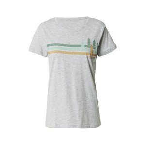 ICEPEAK Funkční tričko 'MEREDITH' světle hnědá / šedý melír / zelená / mátová