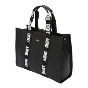 DKNY Nákupní taška 'CASSIE'  černá / bílá