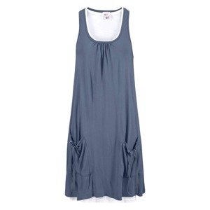 BEACH TIME Letní šaty  kouřově modrá / chladná modrá