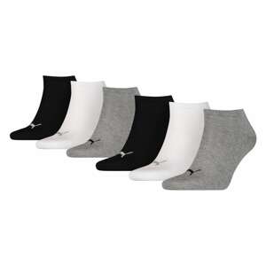 PUMA Ponožky  šedý melír / černá / bílá