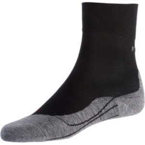 FALKE Sportovní ponožky  černá / šedý melír