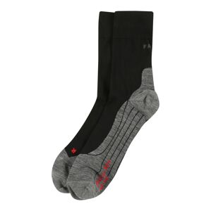 FALKE Sportovní ponožky 'RU4'  šedá / červená / černá