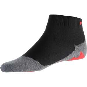 FALKE Sportovní ponožky  šedý melír / červená / černá