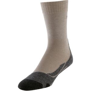 FALKE Sportovní ponožky 'TK2 Cool'  béžová / tmavě šedá