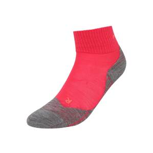 FALKE Sportovní ponožky  šedý melír / pink / červená