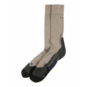 FALKE Sportovní ponožky  béžová / šedá