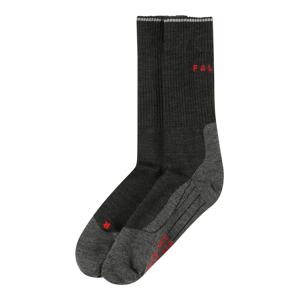 FALKE Sportovní ponožky  antracitová / šedý melír