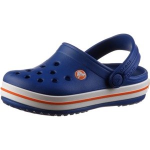 Crocs Otevřená obuv 'Crocband'  modrá / bílá / oranžově červená