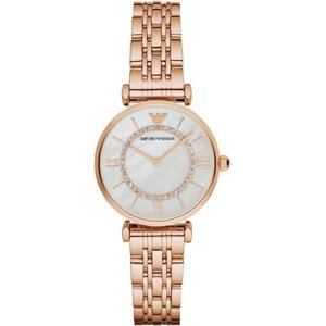 Emporio Armani Analogové hodinky  růžově zlatá / perlově bílá