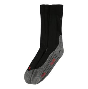 FALKE Sportovní ponožky  šedá / černá