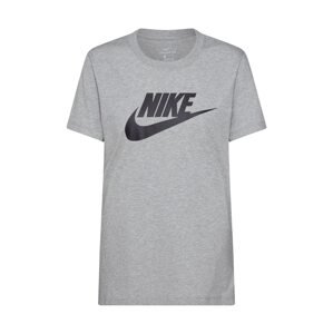 Nike Sportswear Tričko 'Futura' šedý melír / černá