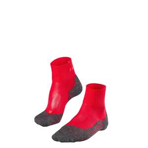 FALKE Sportovní ponožky 'TK2 ShCoW'  šedá / jasně červená