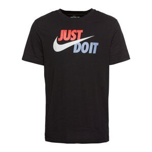 Nike Sportswear Tričko  černá / modrá / červená