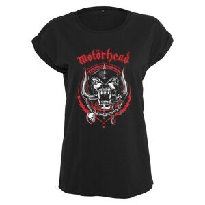 Merchcode Tričko 'Motörhead Razor'  černá / červená / bílá / šedá / tmavě šedá