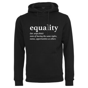 Merchcode Mikina 'Equality Definition'  černá / bílá