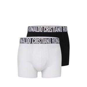 CR7 - Cristiano Ronaldo Boxerky  černá / bílá