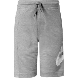 Nike Sportswear Kalhoty 'Alumni'  šedá / bílá