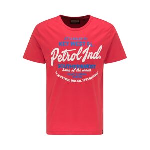 Petrol Industries Tričko  červená / bílá / modrá