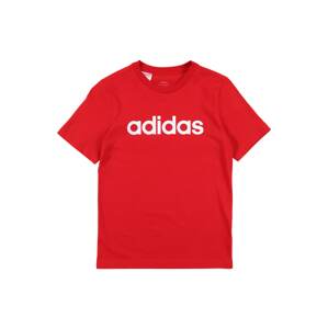 ADIDAS PERFORMANCE Funkční tričko 'YB E LIN'  červená / bílá