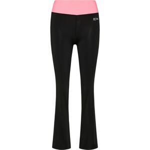 myMo ATHLSR Sportovní kalhoty  černá / světle růžová