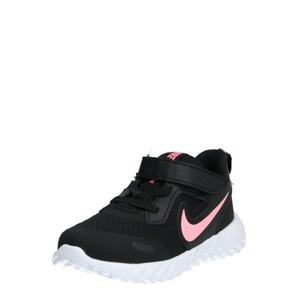 NIKE Sportovní boty 'Revolution 5'  černá / růžová