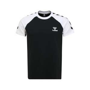 Hummel Funkční tričko 'Mark'  černá / bílá