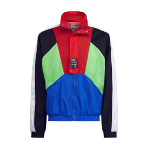 PUMA Přechodná bunda 'TFS OG Track Jacket'  černá / modrá / svítivě zelená / červená