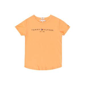 TOMMY HILFIGER Tričko  oranžová / námořnická modř / červená