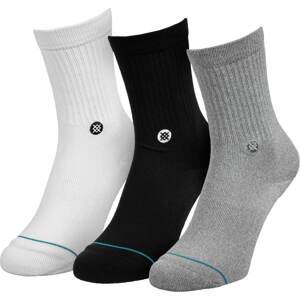 Stance Sportovní ponožky  šedý melír / petrolejová / černá / bílá