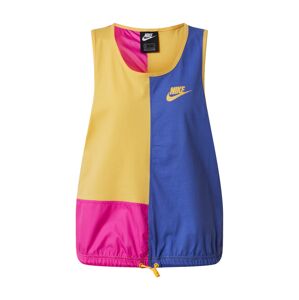 Nike Sportswear Top  fialová / pink / žlutá