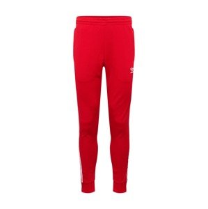 ADIDAS ORIGINALS Kalhoty  červená / bílá