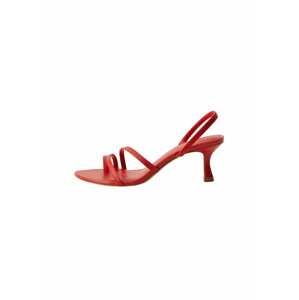 MANGO Páskové sandály 'Loma'  červená