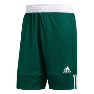 ADIDAS PERFORMANCE Sportovní kalhoty  tmavě zelená / bílá