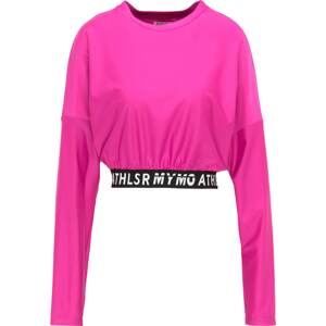 myMo ATHLSR Funkční tričko  černá / bílá / pink