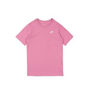 Nike Sportswear Tričko  bílá / růžová