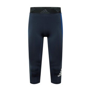 ADIDAS PERFORMANCE Sportovní kalhoty  bílá / tmavě modrá / modrá