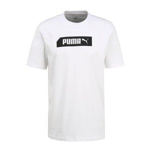 PUMA Funkční tričko 'NU-TILITY'  černá / bílá