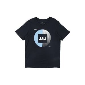 Jack & Jones Junior Tričko 'Booster'  noční modrá / modrá / bílá
